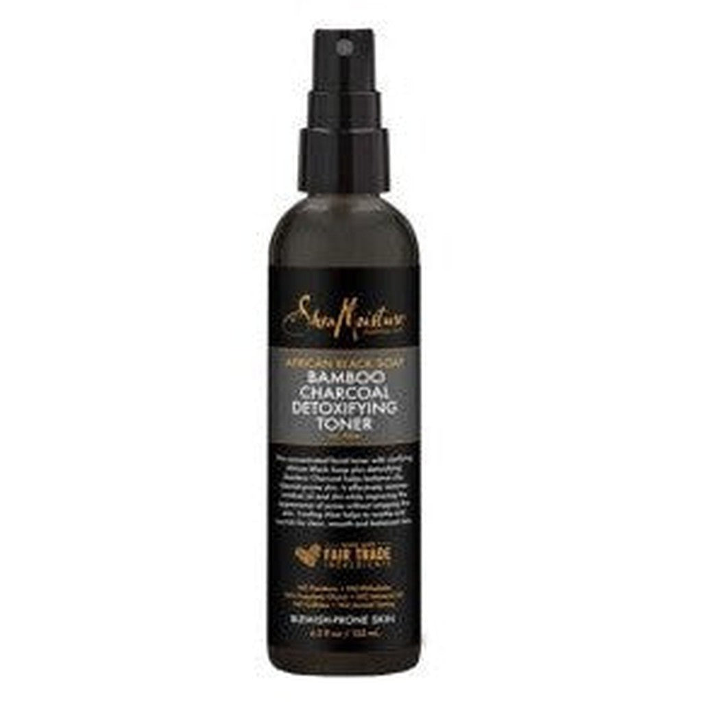 Shea moisture african black soap bamboo charcoal detoxifying toner