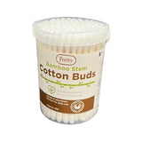 Pretty 100 Cotton Buds Bamboo Stem 100