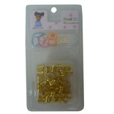 La Beaute Metal Cage Hair Beads Gold