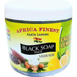 Africa Finest Alata Samina Black Soap Paste Fresh Lemon 450g