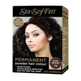 Sta sof fro permanent hair colour dark brown 74
