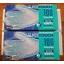 Blue vinyl -pow, free supertouch gloves - medium x100 gloves