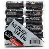 Magic Collection Weaving Jumbo Thread 160 Yards Black 140102BLA