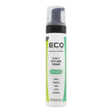 ECO STYLE 5-N-1 Styling Foam Olive Oil Firm Hold Braid, Smooth ,Edge, Slick,Scrunch 8oz