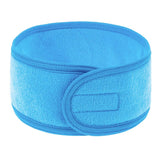 Fine Straple Cotton Spa Headband (light blue)