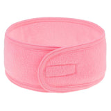 Fine Straple Cotton Spa Headband (Pink)