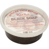 Kuza Naturals African Shea Butter Black Soap 8 oz