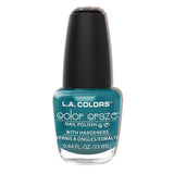 L.A. COLORS Color Craze Nail Polish - Dark Teal Shade - CNP438 - *JUNGLE FEVER*