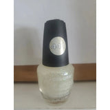 L.A. COLORS Color Craze Nail Polish White Glitter Shade CNP441 SASSY SPARKLE