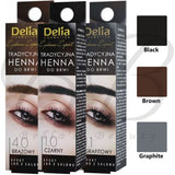Delia Henna Eyebrow Tint  - 1.1 Graphite 2g