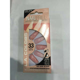 LA Colors 33 pc Nail Frill Nail Tip W/Glue Kit-Perfectly Perfect Ballerina