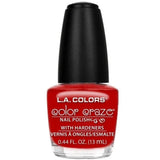 LA COLORS 400 Marilyn Red Color Craze Nail Polish Flirty and Festive Enamel