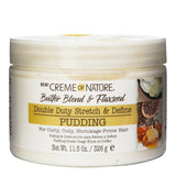 Creme Of Nature Butter Blend & Flaxseed Double Duty Stretch & Define Pudding (11.5oz)