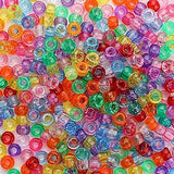 La Beaute Wooden Type Glitter Beads