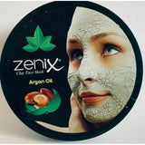Zenix clay face mask with argan oil beauty treatment