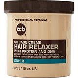 Tcb no base creme hair relaxer super 18oz