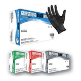 SemperMed Gripstrong Black Nitrile Powder Free Gloves 100pcs Black L