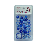 Style Collection Plastic Beads Blue Small