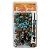 Magic Collection- Hair Beads Woodmix #3