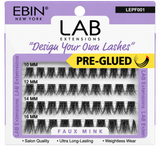 Ebin New York Lab Extension Pre-Glued Faux Mink LE