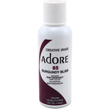 Adore Semi Permanent Hair Color -Burgundy Bliss 85 4oz