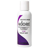 Adore Semi Permanent Hair Color Violet Gem 114