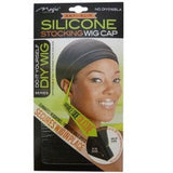 Magic Collection Anti-Slip Silicone Stocking Wig Cap Black