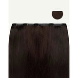 Hairaisers Luxurious Clip In Remy Extensions 100% Human Hair 14' 1B