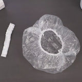 Disposable Shower Cap Plastic Waterproof Clear RS150-1 10PCS