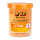 Cantu Shea Butter Maximum Hold Anti-Shedding Styling Gel with Honey 18.5 oz