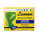A3 Lemon Dermo purifying soap with antibacterial Allantoin & Vitamin E 3.4 oz - URBAN BEAUTE
