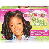 African Pride Dream Kids Olive Miracle 4 Complete Touch-Ups No- Lye Relaxer Regular - URBAN BEAUTE