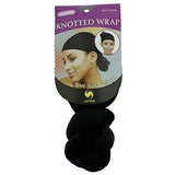Knotted wrap - black - URBAN BEAUTE