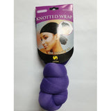 Knotted wrap - violet - URBAN BEAUTE
