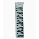 Plastic Snap Hair Clips Small Black RS69BK - URBAN BEAUTE