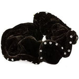 Velvet Scrunchie Small with Diamond CV2D - URBAN BEAUTE