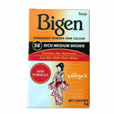 Bigen Dye 56 Hair Colour Rich Medium Brown - URBAN BEAUTE