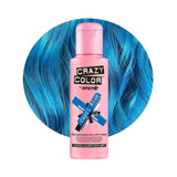 Crazy Color Semi permanent hair color cream - Capri Blue 44 - URBAN BEAUTE