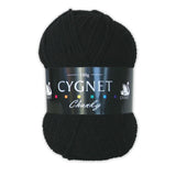 Cygnet's Chunky Wool (100g) - Black - URBAN BEAUTE