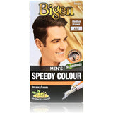 Bigen Men's Speedy Colour | Easy & Speedy Application | No Ammonia | with Applicator Comb - 105 Medium Brown