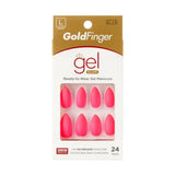 GoldFinger Gel Glam Solid Colour  - Electro Pink - URBAN BEAUTE
