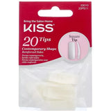 Kiss 20pc Tips - Square Tips - URBAN BEAUTE
