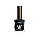 Kiss: Quick Dry Nail Polish 13ml - Black Out (QP03) - URBAN BEAUTE