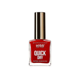 Kiss: Quick Dry Nail Polish 13ml - Ready Set Red (QP04) - URBAN BEAUTE