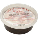 Kuza Naturals African Shea Butter Black Soap 8 oz - URBAN BEAUTE