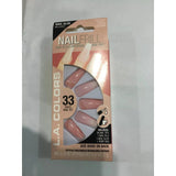 LA Colors 33 pc Nail Frill Nail Tip W/Glue Kit-Perfectly Perfect Ballerina - URBAN BEAUTE