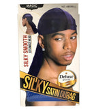 Magic - silky satin durag navy blue - URBAN BEAUTE