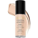 Milani 2 in 1 Foundation+ Concealer- Nude Ivory 1oz - URBAN BEAUTE