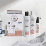Nioxin 3-part system 3 trial kit for coloured hair with light thinning 700ml - URBAN BEAUTE