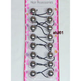 Sherry Hair Accessories Hair Elastic With CLEAR Balls - URBAN BEAUTE